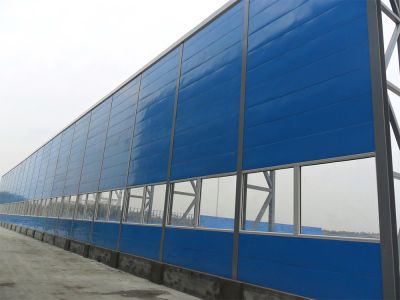 彩鋼板公路聲屏障