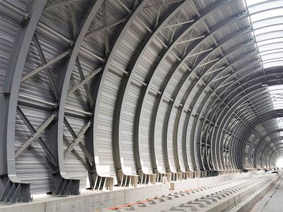 全封閉鐵路聲屏障